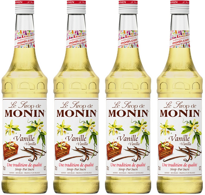 MONIN 莫寧 香草風味糖漿, 700ml, 4瓶