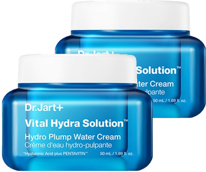 닥터자르트 바이탈 하이드라 솔루션 하이드로 플럼프 워터 크림, 50ml, 2개