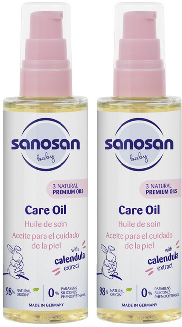 sanosan re:mind極潤潤膚按摩油, 100ml, 2瓶