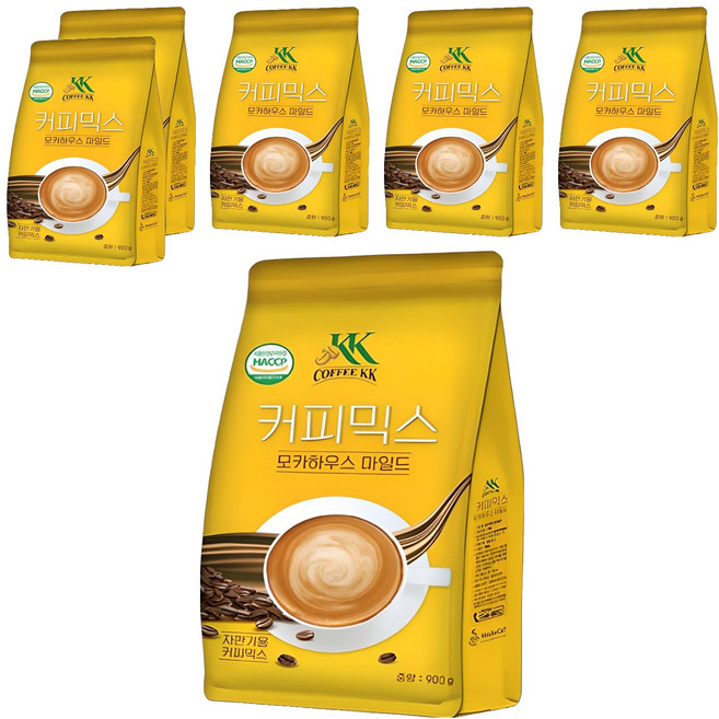 모카하우스 자판기용 마일드 커피믹스, 900g, 1개입, 6개