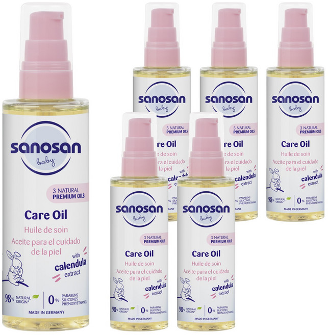 sanosan re:mind極潤潤膚按摩油, 100ml, 6瓶
