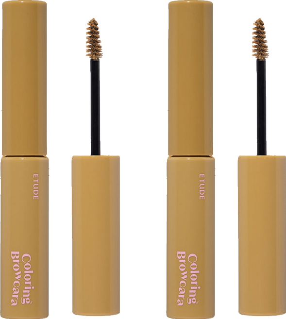 에뛰드 NEW 드로잉 아이즈 컬러링 브라우카라 6g, 4호 라이트 브라운, 2개