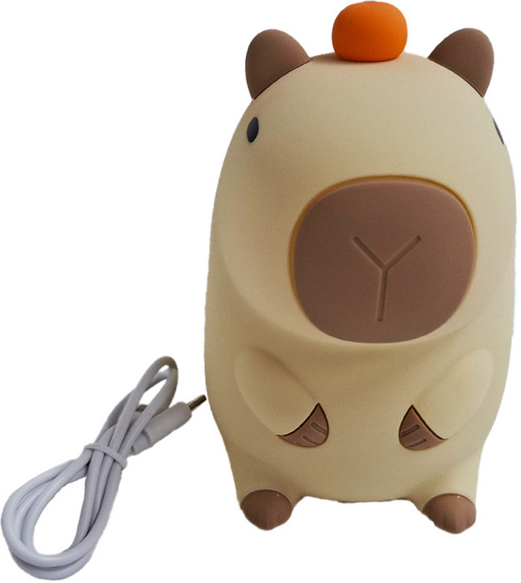 半島良品 桌上擺飾小夜燈 USB供電, 卡皮巴拉