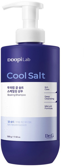 닥터지 두피랩 쿨 솔트 스케일링 기능성 샴푸, 500g, 1개