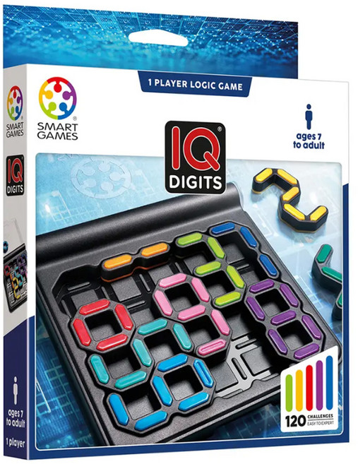SMART GAMES IQ 數與形 7歲以上, 10片, 1盒
