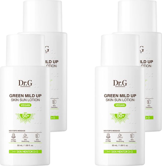 닥터지 그린 마일드 업 스킨 선 로션 SPF50+ PA++++, 50ml, 4개