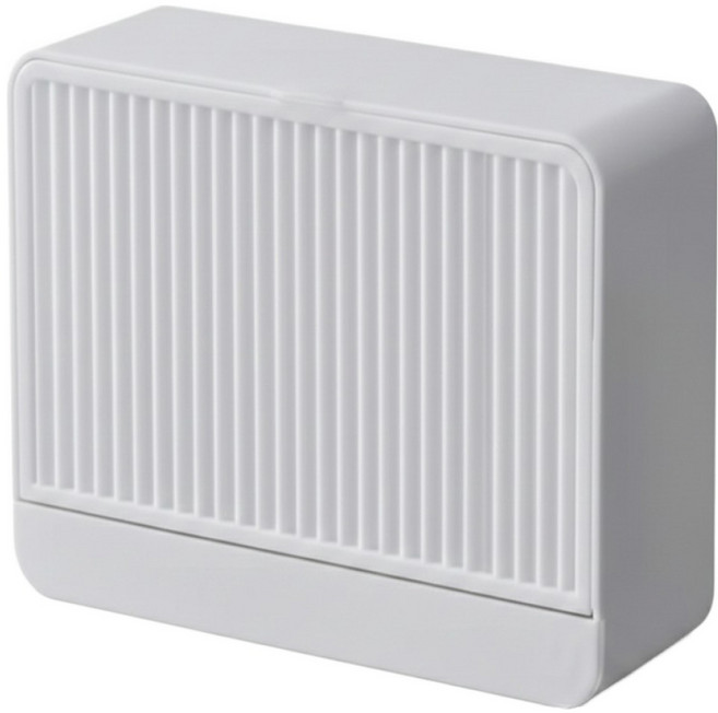 벨로나이트 뚜껑 비누 상자 거치 선반 무타공 플립탑 화장실용 1칸 2칸, 화이트, 1개