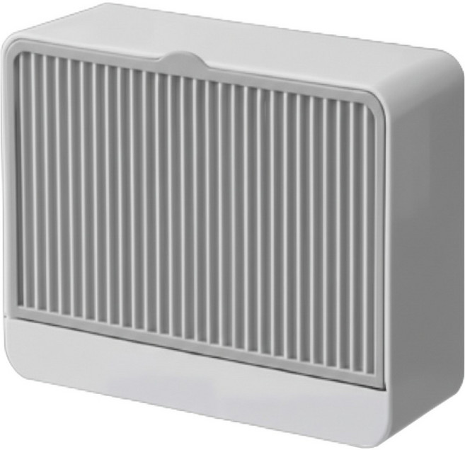 벨로나이트 뚜껑 비누 상자 거치 선반 무타공 플립탑 화장실용 1칸 2칸, 그레이, 1개