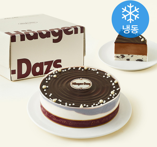 하겐다즈 비욘드 쇼콜라 아이스크림 케이크 (냉동), 724g, 1개, 1개입