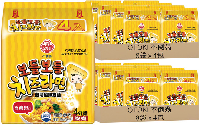 OTOKI 不倒翁 起司風味拉麵 111g, 64包