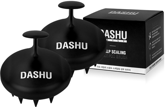 다슈 데일리 스칼프 스케일링 샴푸 브러쉬, 2개