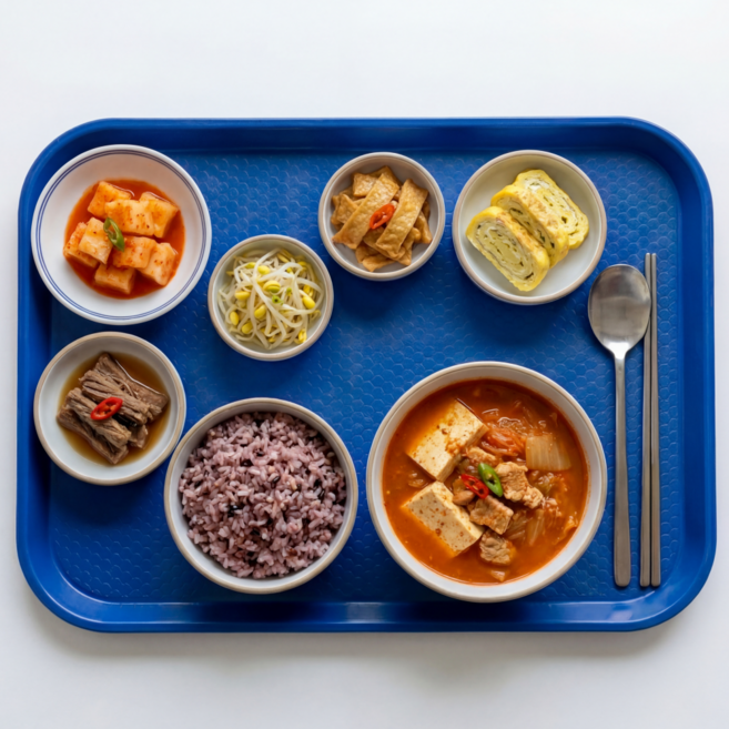 미니모 국산 고강도 컬러 쟁반 트레이, 아마존블루, 1개