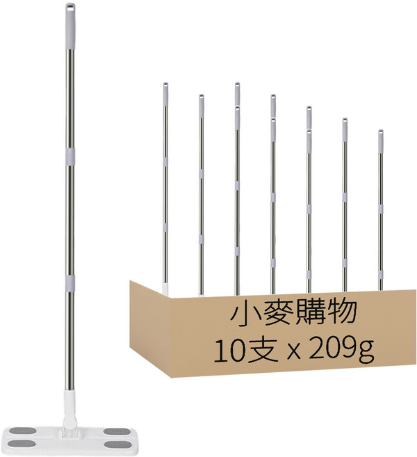 小麥購物 靜電除塵拖把 C420 209g, 10支