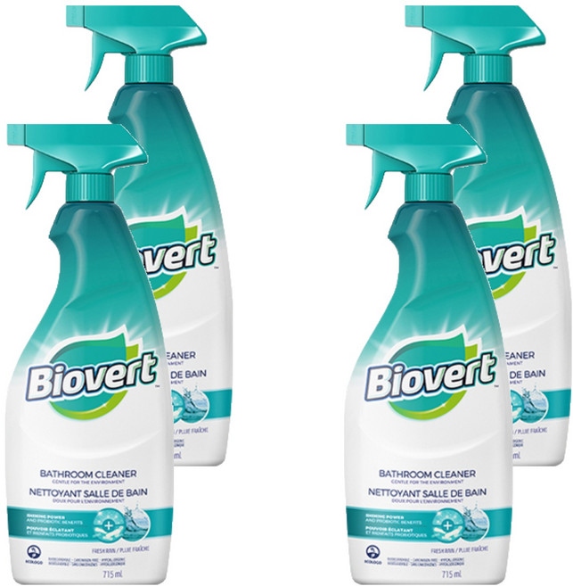 바이오벌트 프리미엄 욕실클리너, 4개, 715ml
