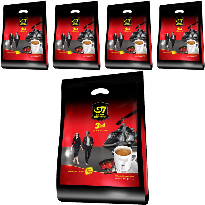 G7 三合一咖啡, 16g, 50包, 5袋