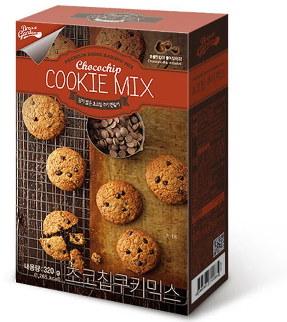 브레드가든 초코칩쿠키믹스, 320g, 1개 - 쿠팡