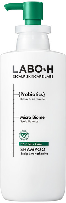 라보에이치 탈모증상완화 두피강화 기능성 샴푸, 400ml, 1개