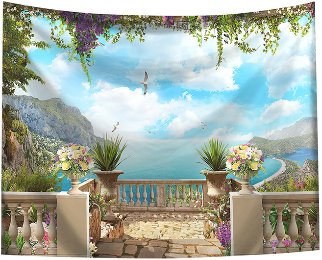 半島良品 居家裝飾掛布, 景觀陽臺