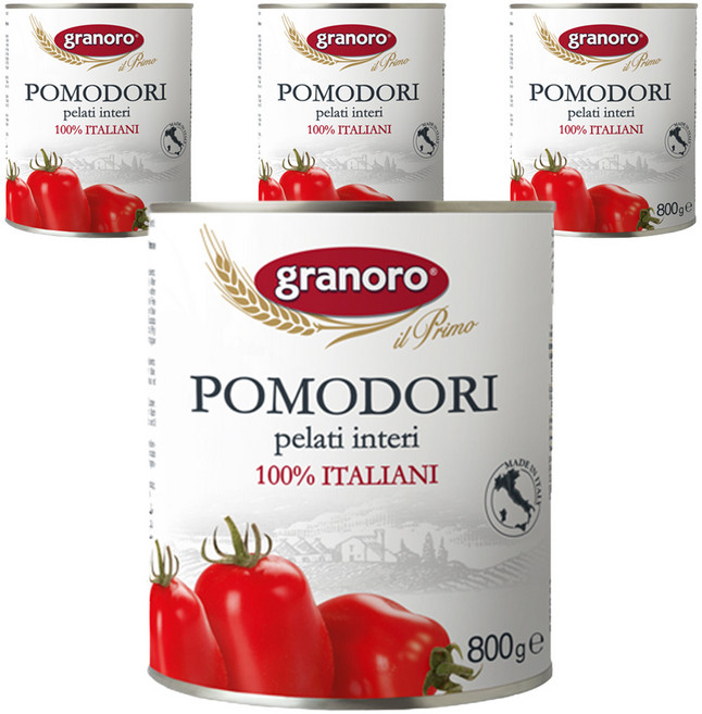 그라노로 홀 토마토, 800g, 4개