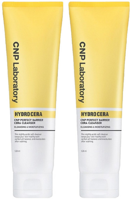 씨앤피 하이드로 세라 퍼펙트 베리어 폼 클렌저, 120ml, 2개