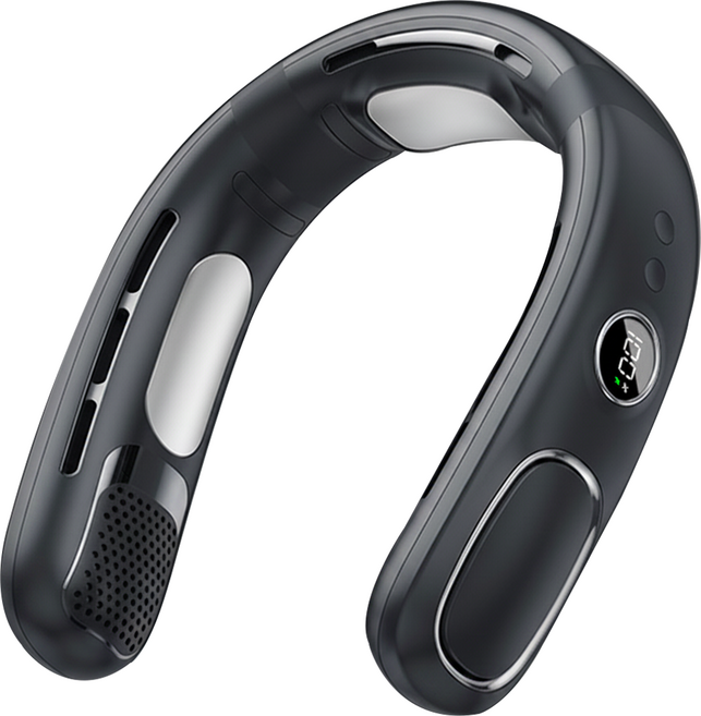 OMG 半導體製冷掛脖風扇 原廠保固, N90, 黑色