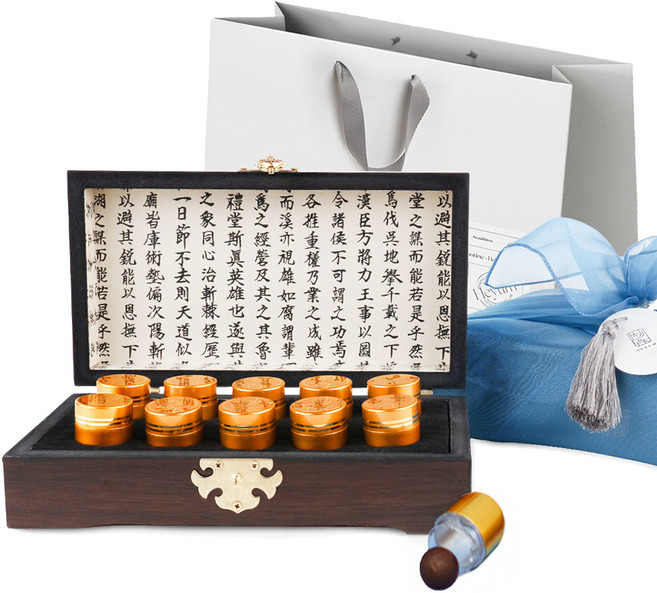 혜윰 별빛 침향환 선물세트+ 쇼핑백, 10정, 1세트