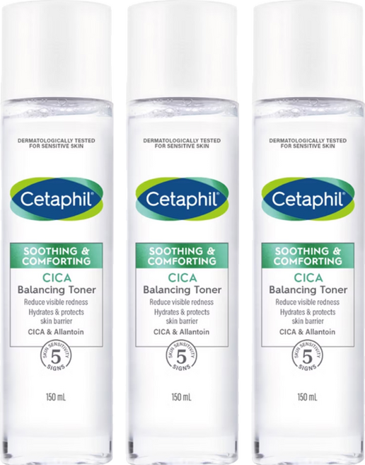 Cetaphil 舒特膚 舒新雪潤安撫水, 150ml, 3瓶