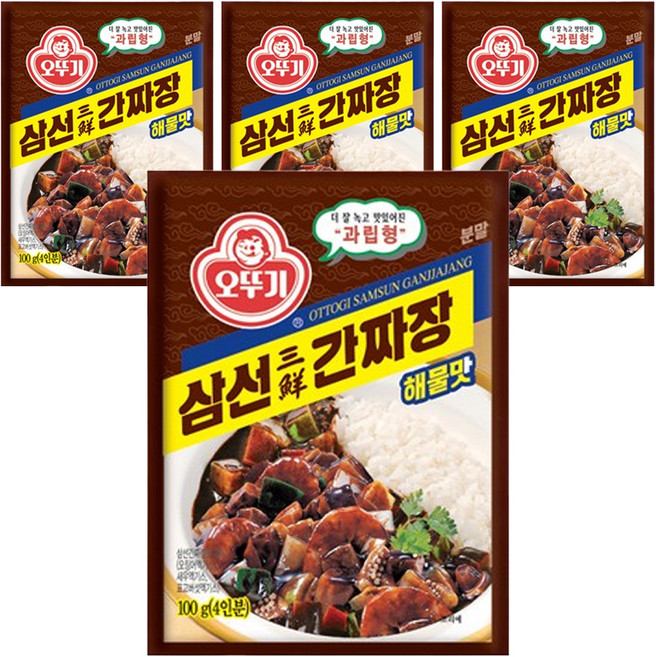 오뚜기 삼선 간짜장 과립형, 100g, 4개