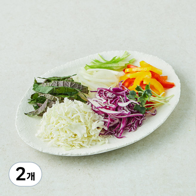 월남쌈용 채소믹스, 220g, 2개