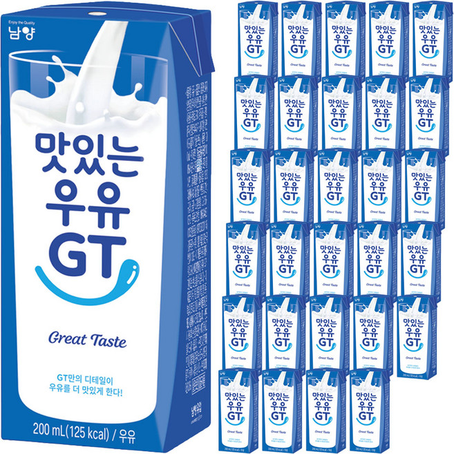 맛있는우유GT, 200ml, 96개