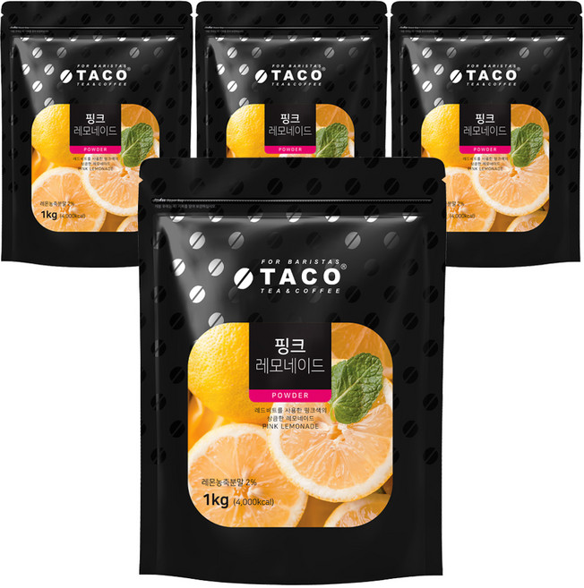 타코 핑크레모네이드, 1kg, 1개입, 4개