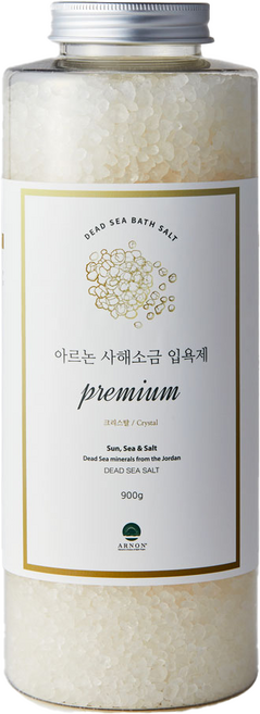 아르논 사해소금 입욕제 프리미엄 크리스탈 어썸블러썸향, 1개, 900g