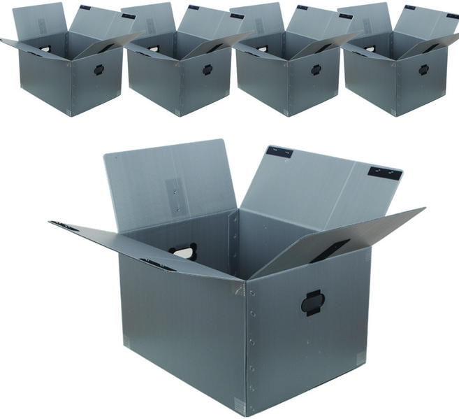 코멧 두꺼운 이사박스 3T 고급 벨크로형 3호~7호, 실버, 5개