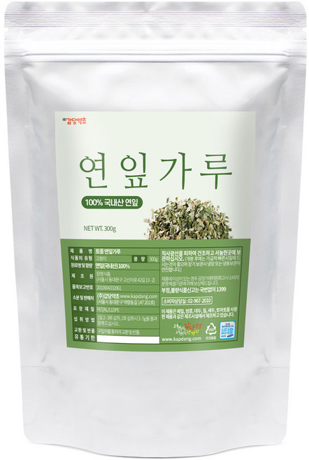 갑당약초 연잎 분말, 1개, 300g