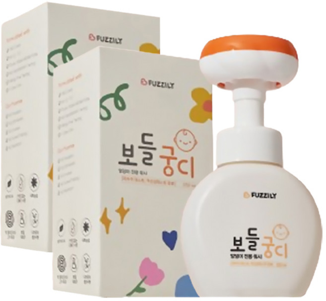 퍼즐리 유아용 보들궁디 저자극 알러지프리 엉덩이 전용 워시, 250ml, 2개