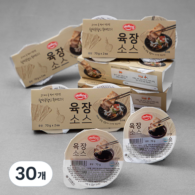 델링 육장소스, 140g, 30개