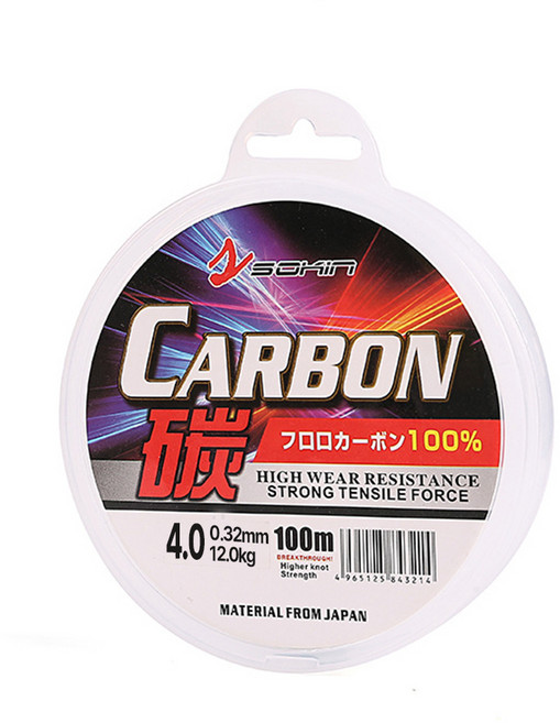 플로로카본 목줄 쇼크리더 낚싯줄 100m, 1개
