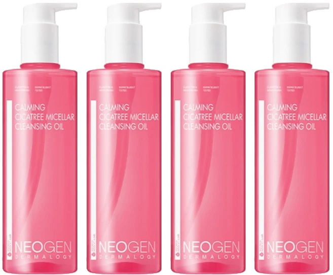 네오젠 카밍 시카트리 미셀라 클렌징 오일, 300ml, 4개 - 쿠팡