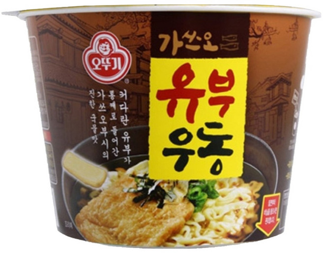 오뚜기 가쓰오 유부 우동 컵라면, 1개