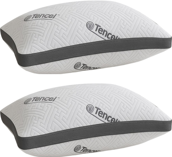 Semeur De Bed 紳娜多家居 頂級天絲獨立筒枕, 2個, 白色