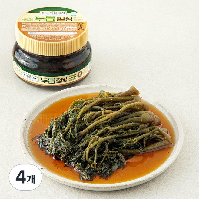 농협식품 한국농협김치 두릅절임, 350g, 4개