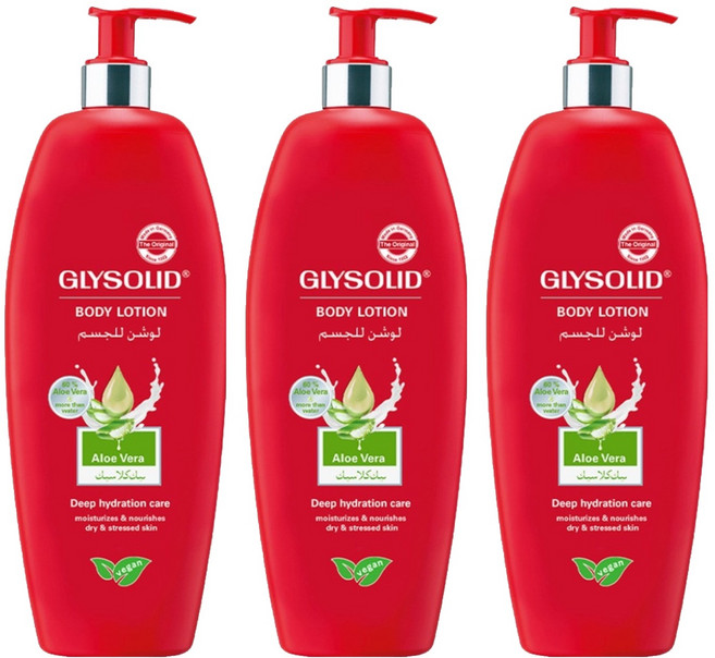 그리소리드 바디로션 알로에 베라, 3개, 500ml