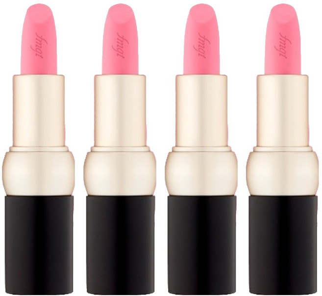 fmgt 뉴 볼드 벨벳 립스틱, 4개, 12 슬링백핑크