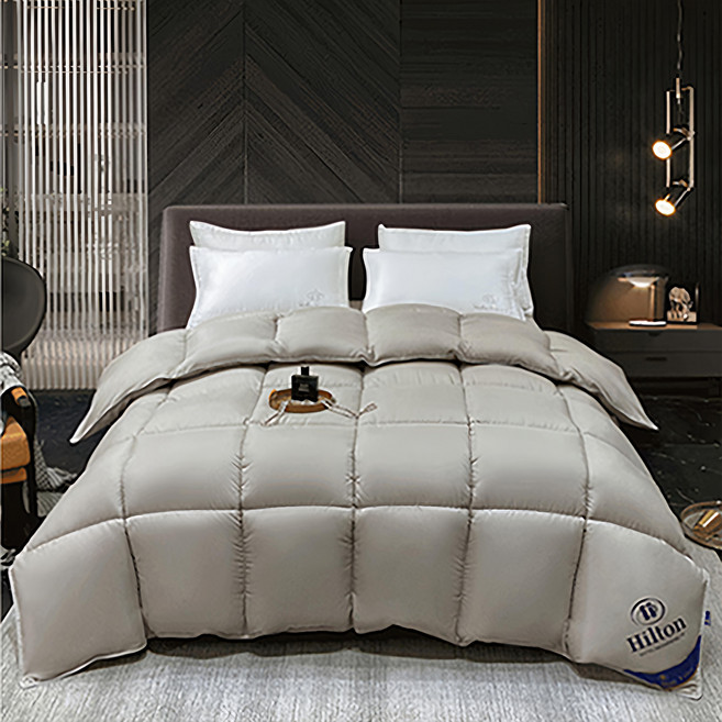 星級飯店 羽絲絨被芯 4斤, 高雅灰