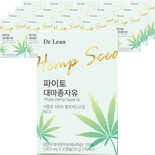 닥터린 파이토 대마종자유, 30정, 20개