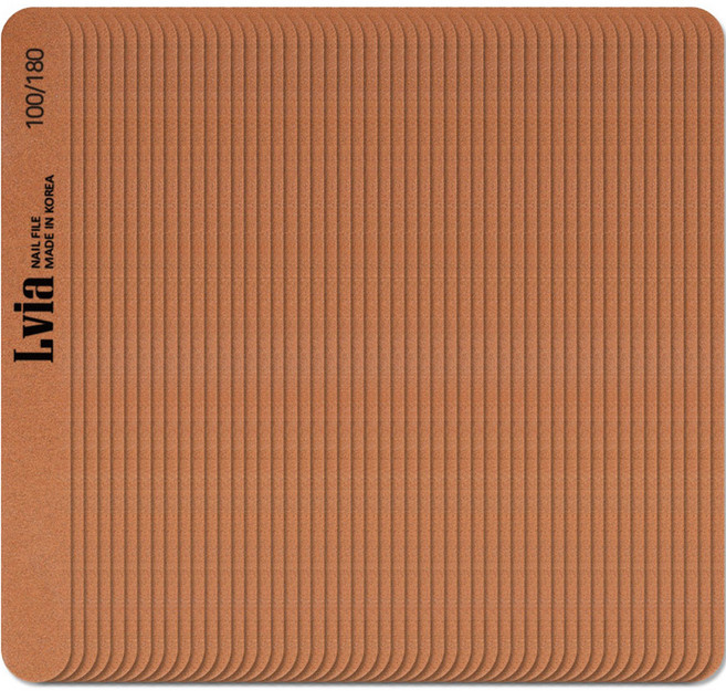엘비아 100/180 우드 손톱 파일, 가넷, 100개