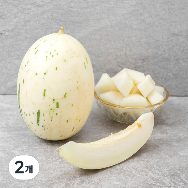 백자멜론, 1.1kg, 2개