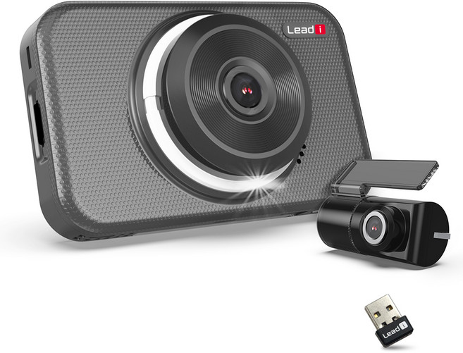 리드아이 K4 와이파이 커넥티드 FHD 2채널 블랙박스, 128GB, 동글이