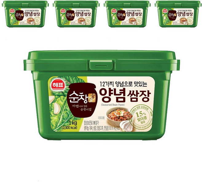 순창궁 12가지 양념으로 맛있는 양념쌈장, 1kg, 5개