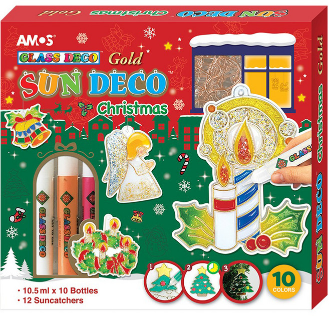 아모스 글라스데코 썬데코 크리스마스, 혼합색상, 1개